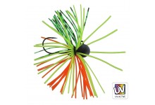Jenzi Micro Skirted Jighaken 2,5 Gramm Farbe orange green Hakengröße 4