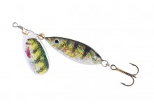 Wobbler MK Flattermann 4 cm 8 Gramm Dekor Barsch Natur Angelköder sinkend Raubfischköder