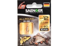 Angelhaken Allround gebunden Gr. 4 Ø Vorfachstärke 0,28 mm