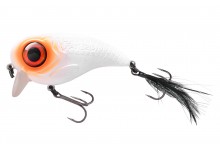 Spro Fat Iris Wobbler Kunstköder Farbe Sleepy Ghost 80 mm 40 Gramm Hechtwobbler