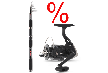 Angelset Angelrute & Angelrolle 2,10 m