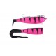 Adrenalin Arctic Shad pink-schwarz Fireshark 300 Gramm 22 cm mit Ersatzschwaz Angelköder Meeresköder