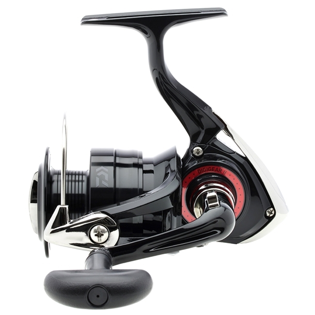 Daiwa Matchman 3000 Angelrolle mit Frontbremse und Klappkurbel 5,3 : 1 295  Gramm 4 kg Bremskraft 82 cm Kurbeleinzug 3 Kugellager